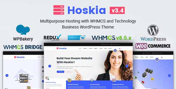 Hoskia - Multipurpose Hosting with WHMCS Theme