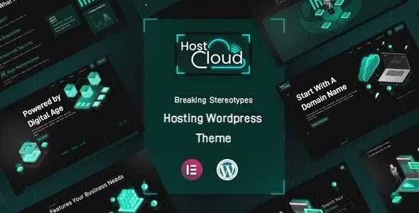 HostCloud | WHMCS Hosting & Cloud Tech WordPress theme